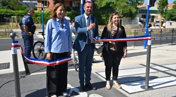 Inauguration de piste cyclable 