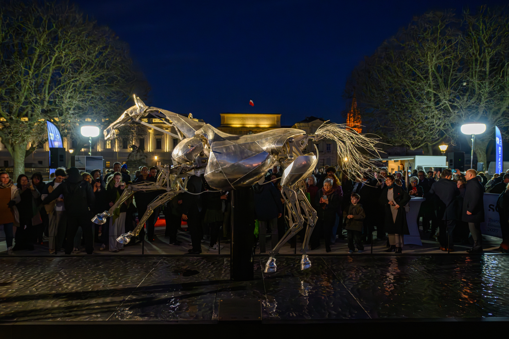 Le cheval Zeus au Peyrou prolonge la magie de Paris 2024