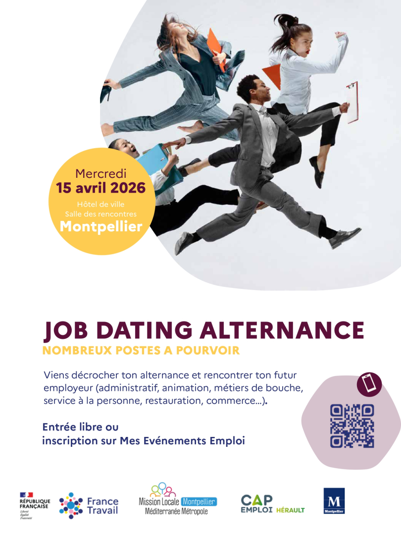 Montpellier : salon de l’alternance 2026 à l’hôtel de Ville et job dating emplois saisonniers