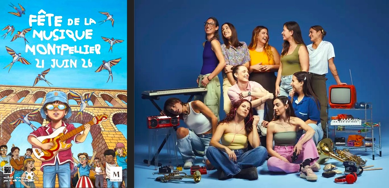 21 juin – Fête de la musique : jeune, créative, éclectique, féminine et méditerranéenne