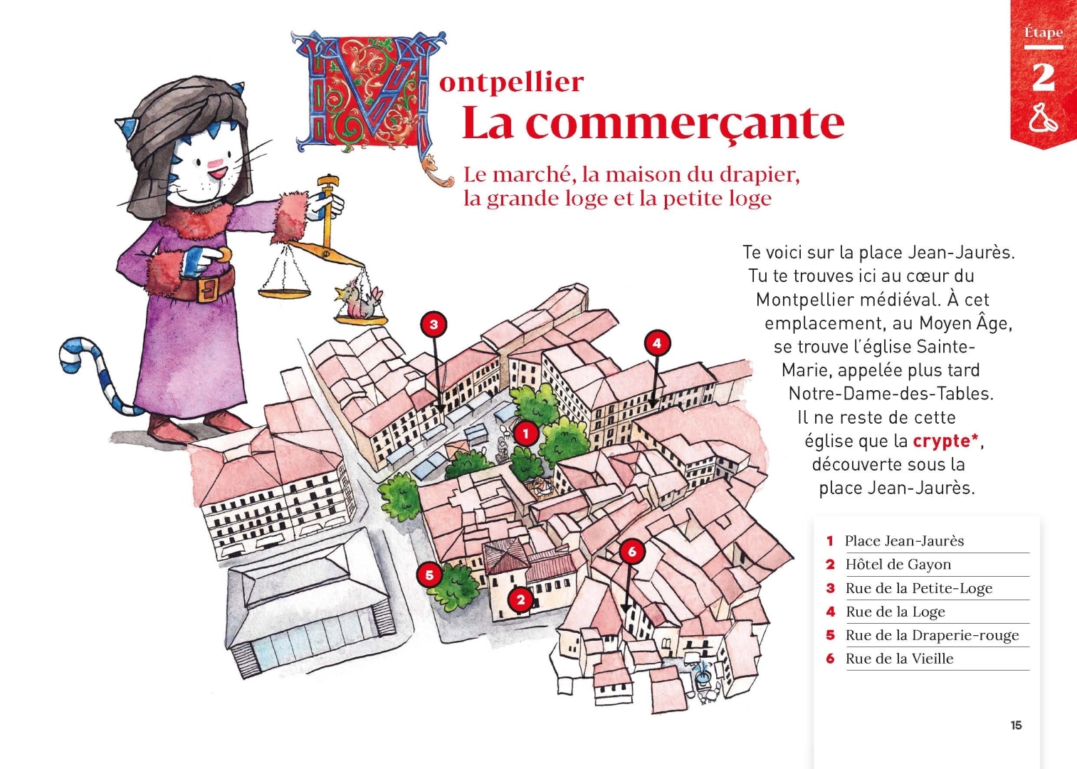 illustration de Montpellier la commerçante
