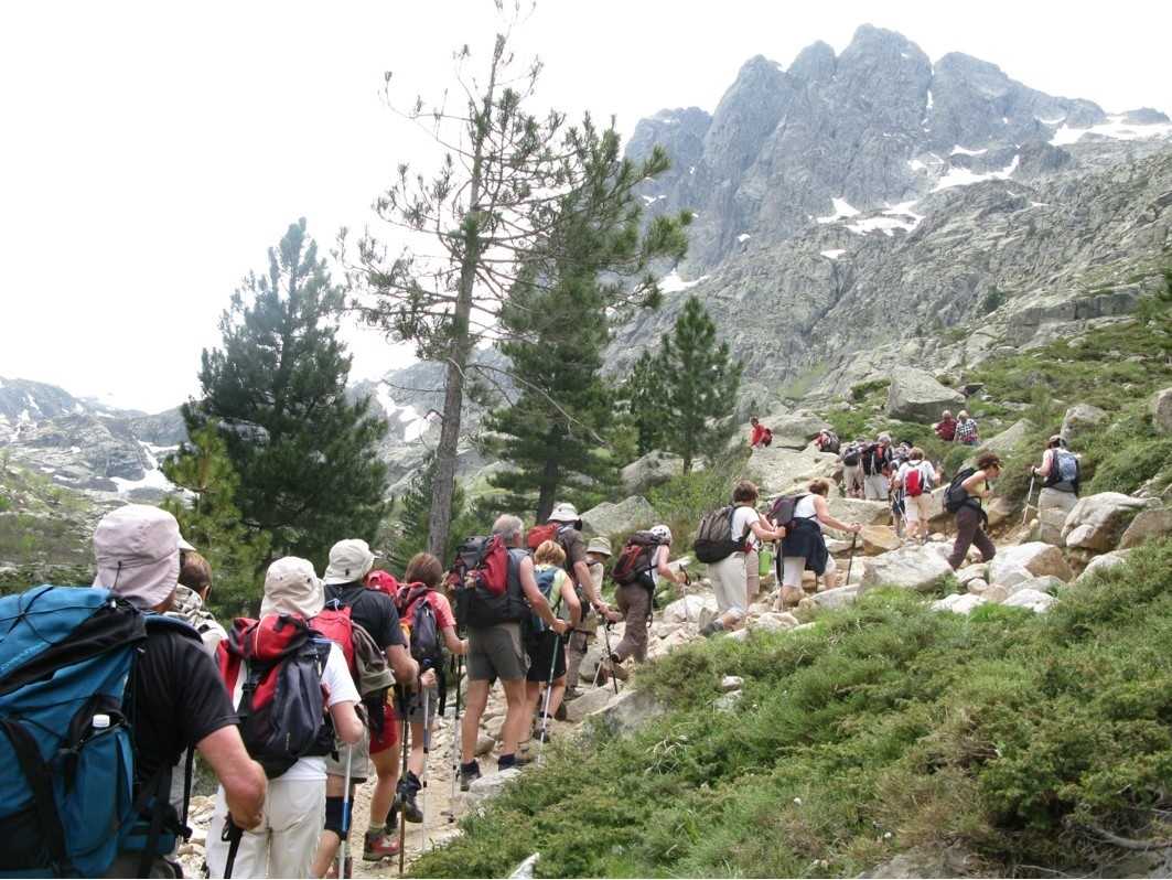 Sortie randonnée en montagne avec le club de la Retraite Sportive de Pérols