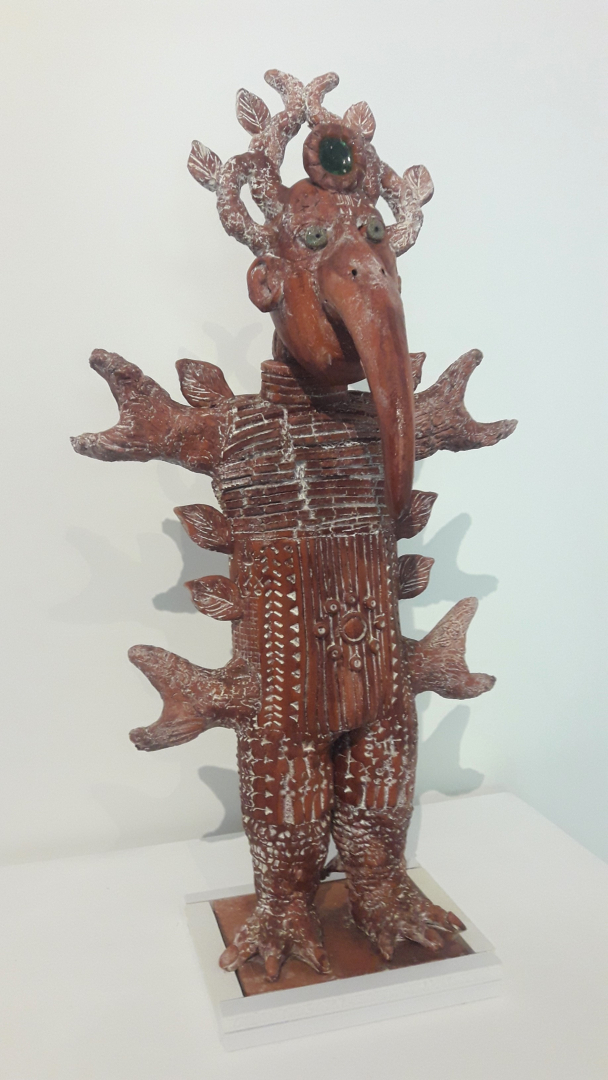 Sculpture d'Alain Kieffer au musée de l'art brut