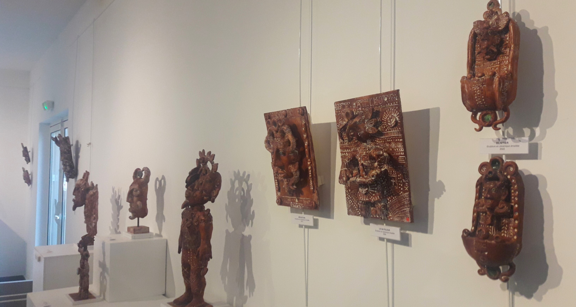 Sculptures d'Alain Kieffer au musée de l'art brut