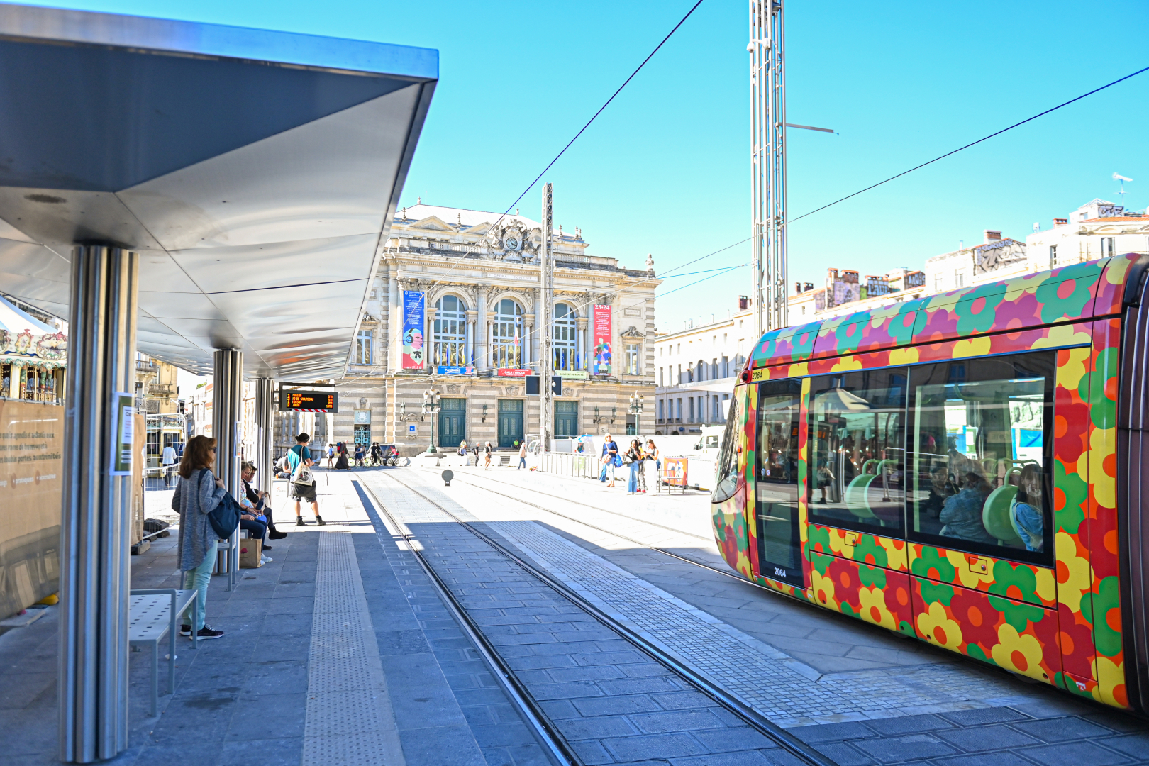 Ligne 2 de tramway station Comédie