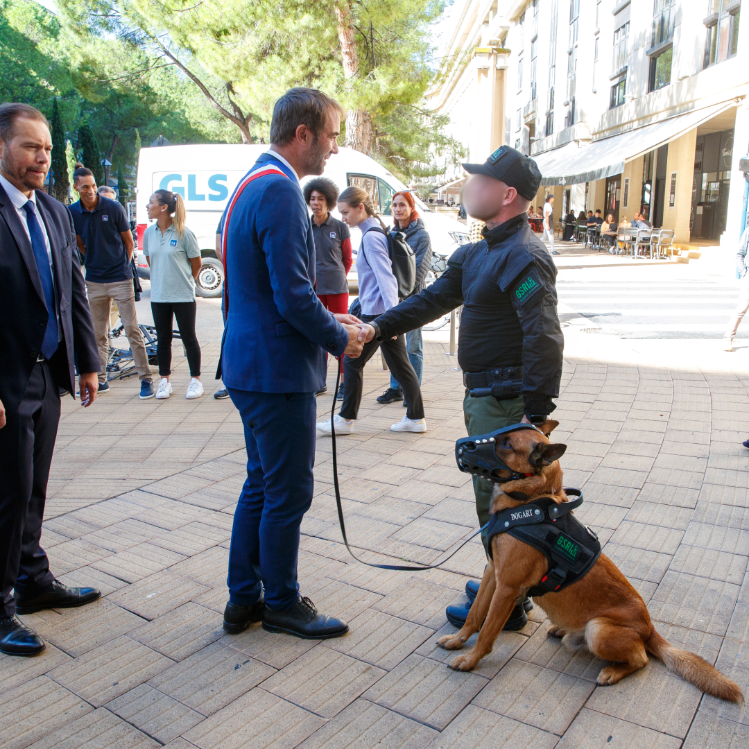 Michaël Delafosse et la brigade