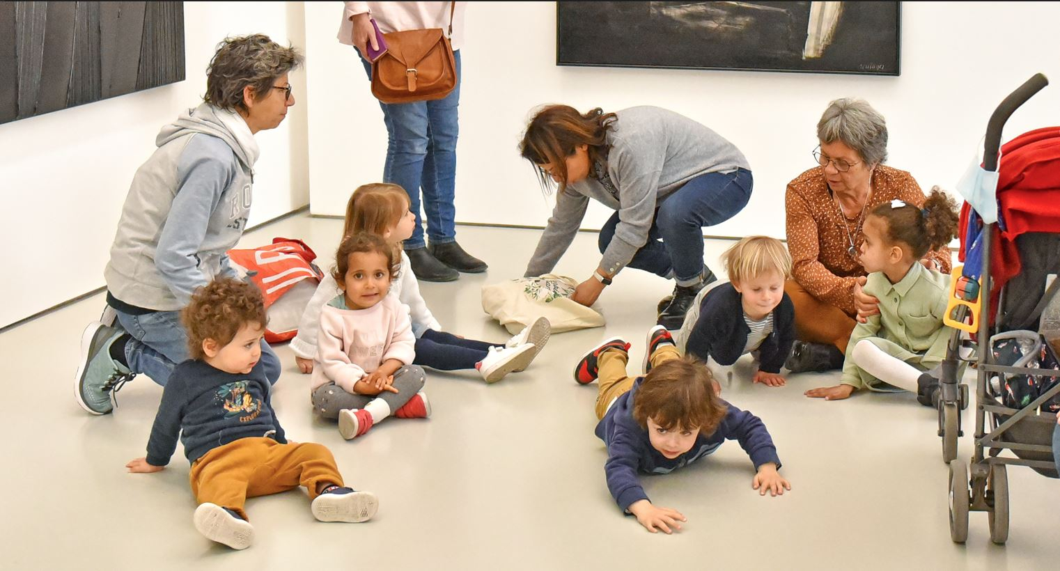 Enfants et accompagnants dans les collections du musée Fabre