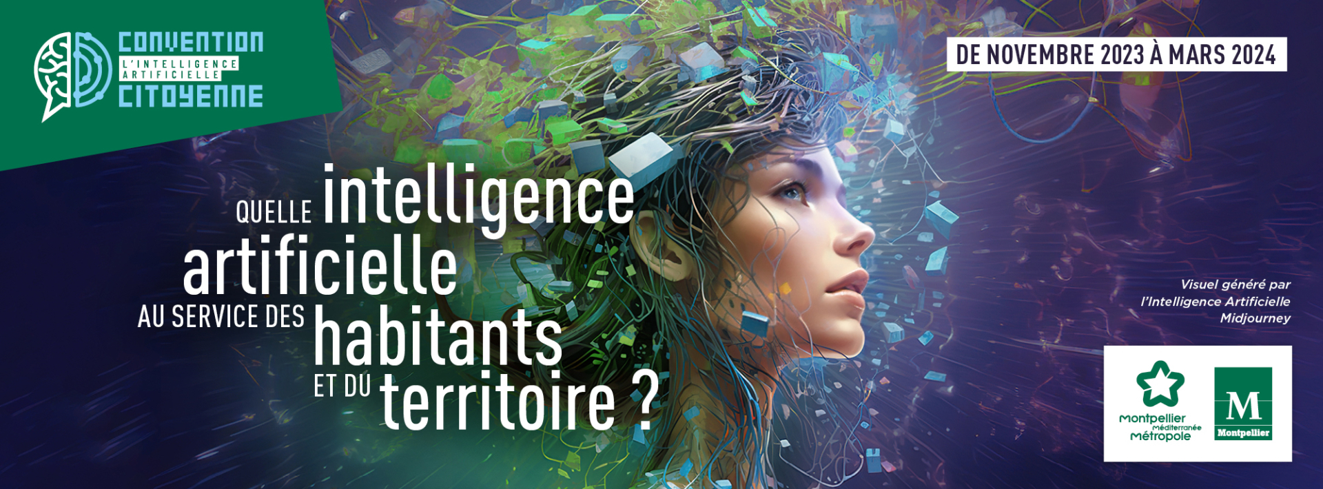 Bannière de la convention citoyenne sur l'intelligence artificielle