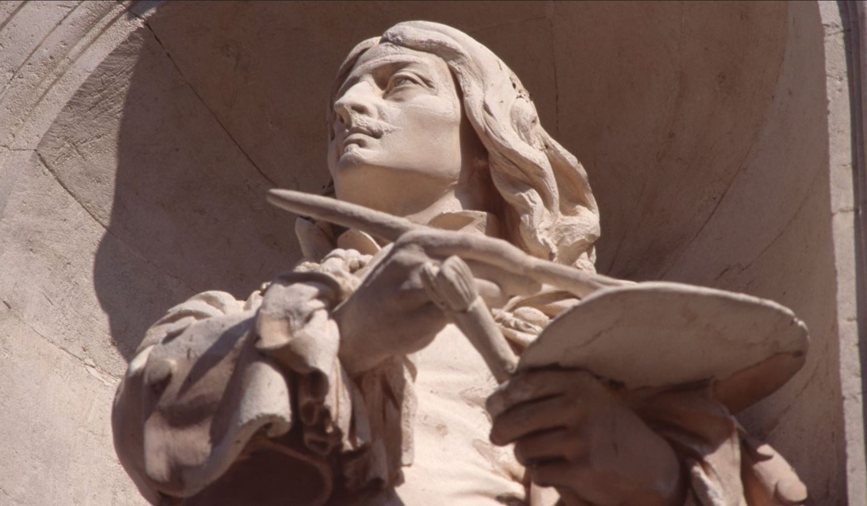 Statue du peintre Sébastien Bourdon par Raymond Barthélémy