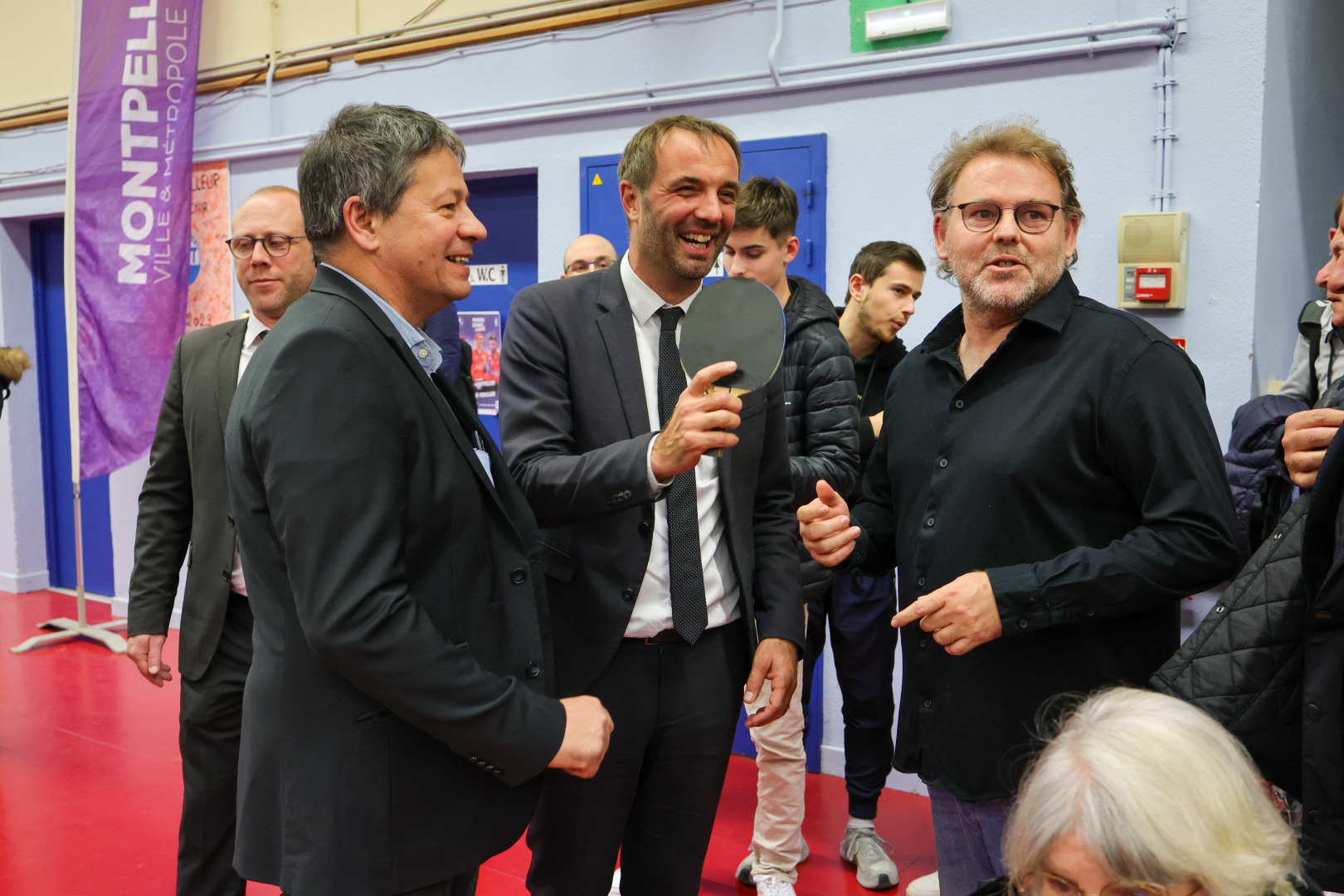 Le co-président de l'Alliance, Alain Lauferon (à gauche), aux côtés de Michaël Delafosse