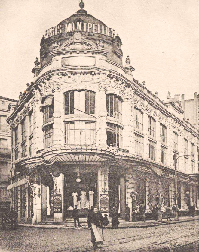 Le grand magasin Paris-Montpellier, rue Maguelone, inauguré en octobre 1897