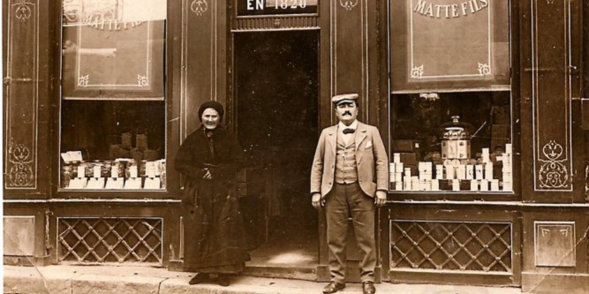 La boutique Matte fils, rue Saint-Guilhem