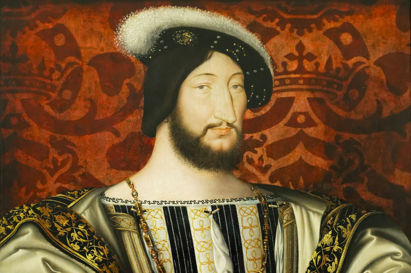 Portrait du Roi François 1er par Jean Clouet, peint vers 1525