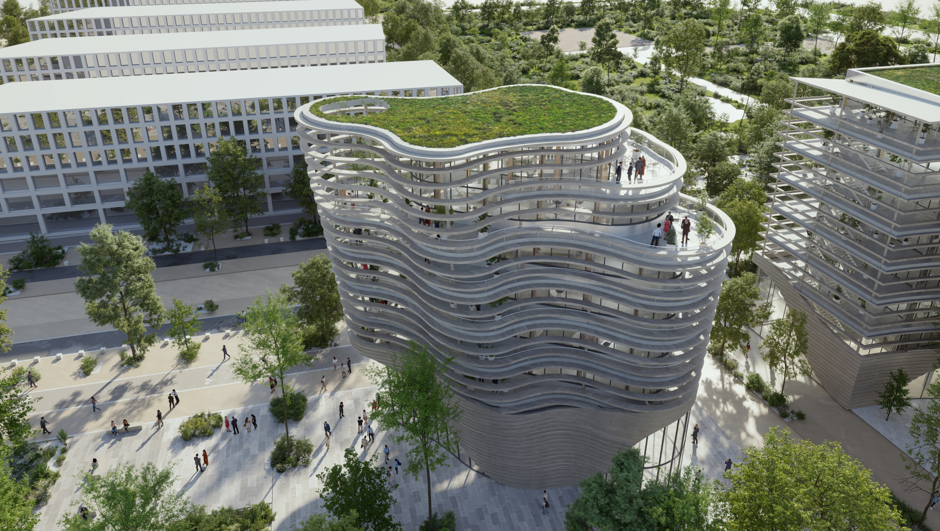 Un bâtiment expressif pour le nouveau siège du Crédit Agricole Languedoc