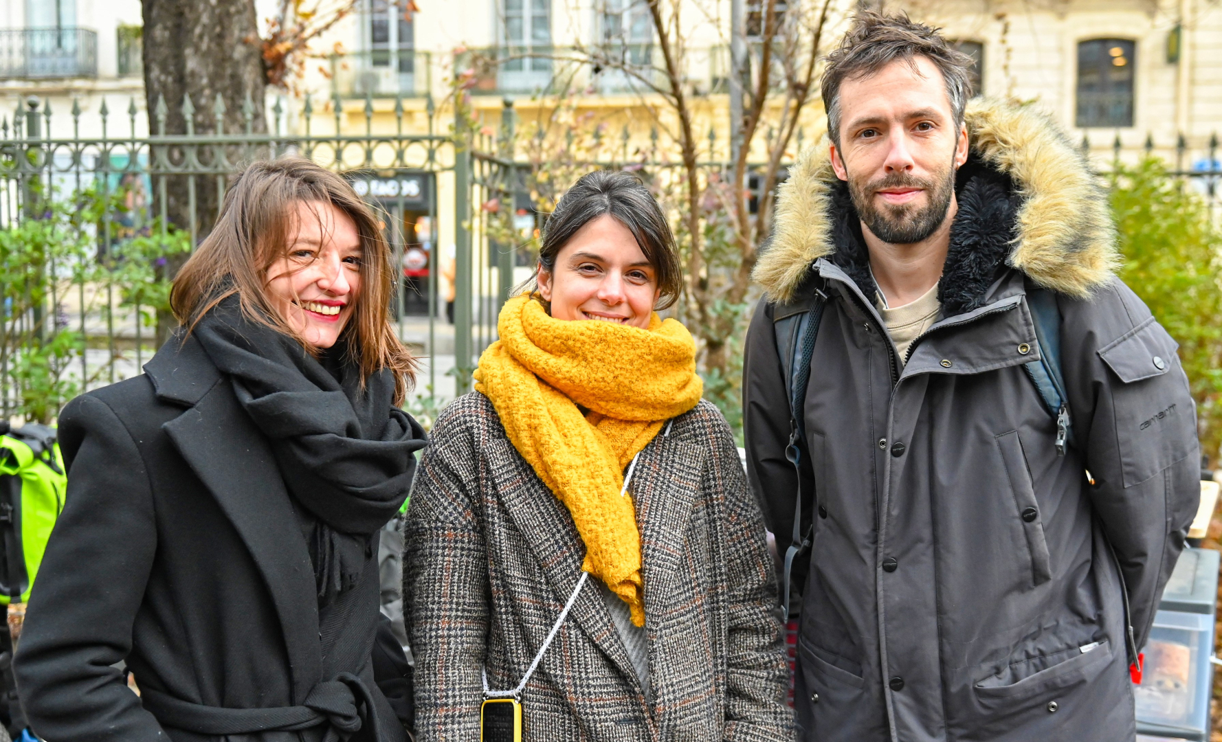 Les producteurs Sophie Cabon (Films d’Ici Méditerranée), Lola Bayle et David Thiers (Marnie Production). 