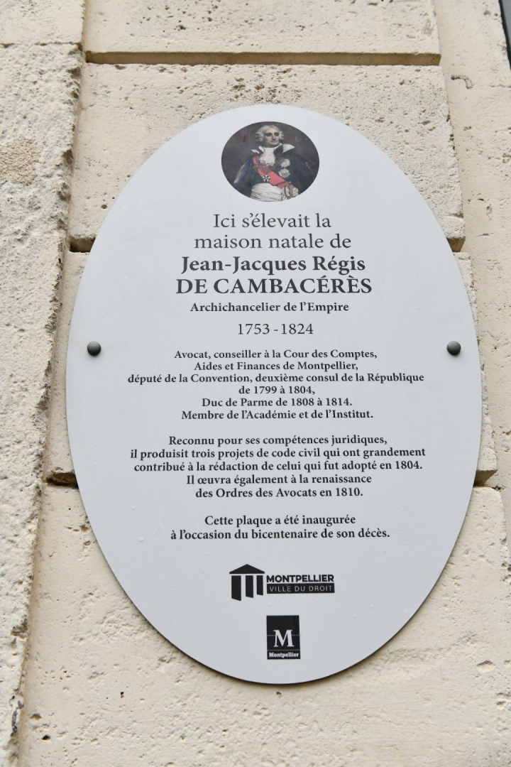 Plaque Cambaceres