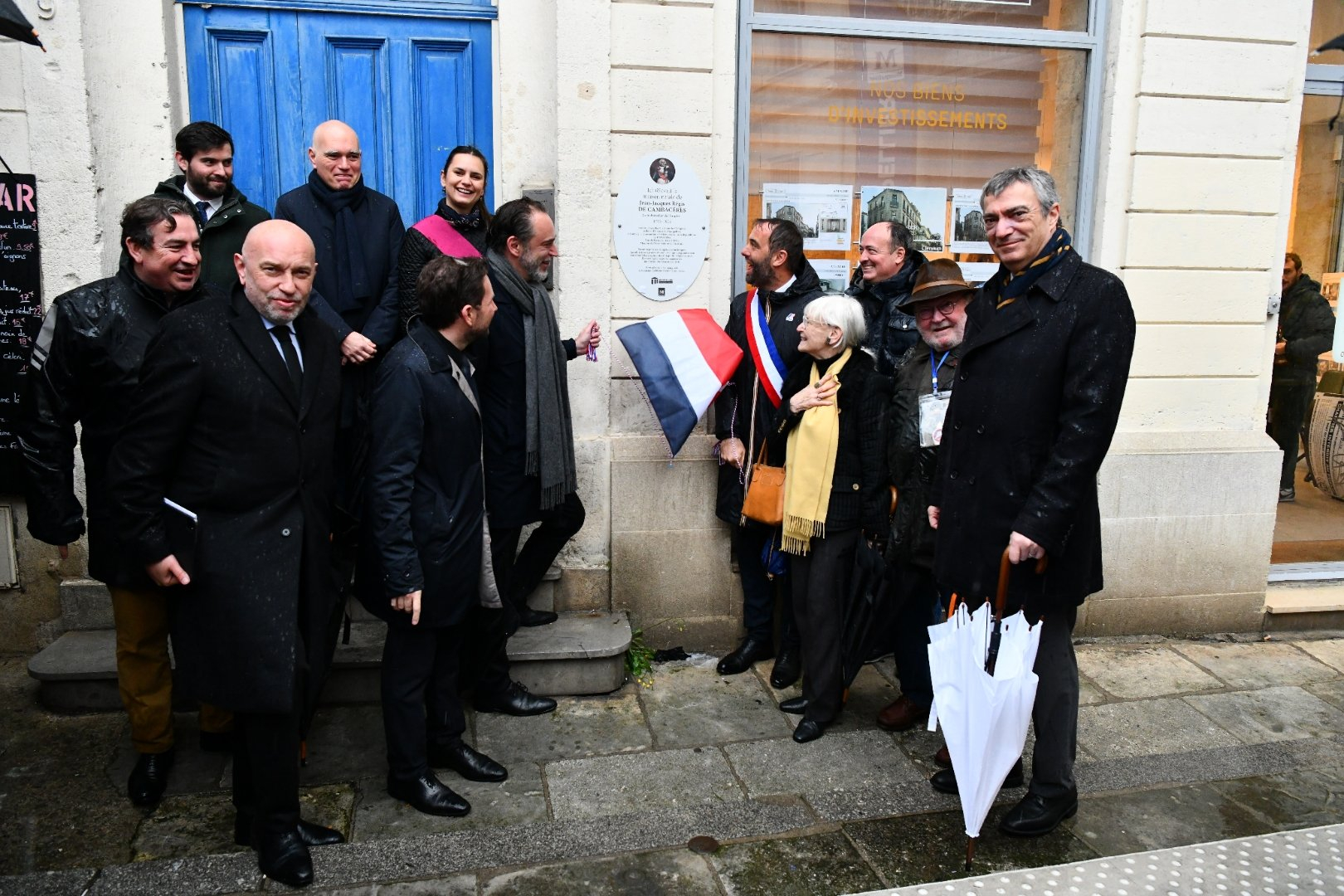 Dévoilement plaque Cambacérès