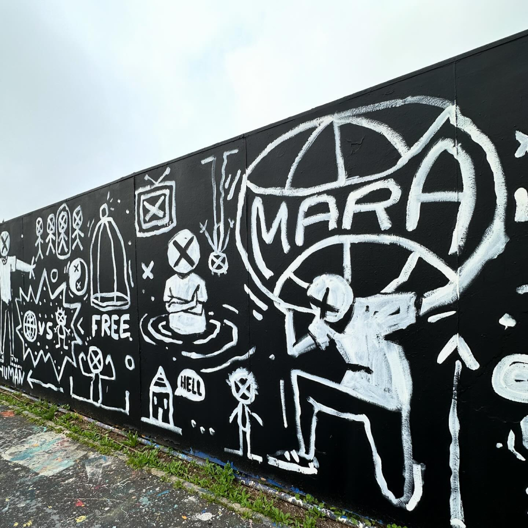 La fresque de Mara à Pérols vient d'être inaugurée 