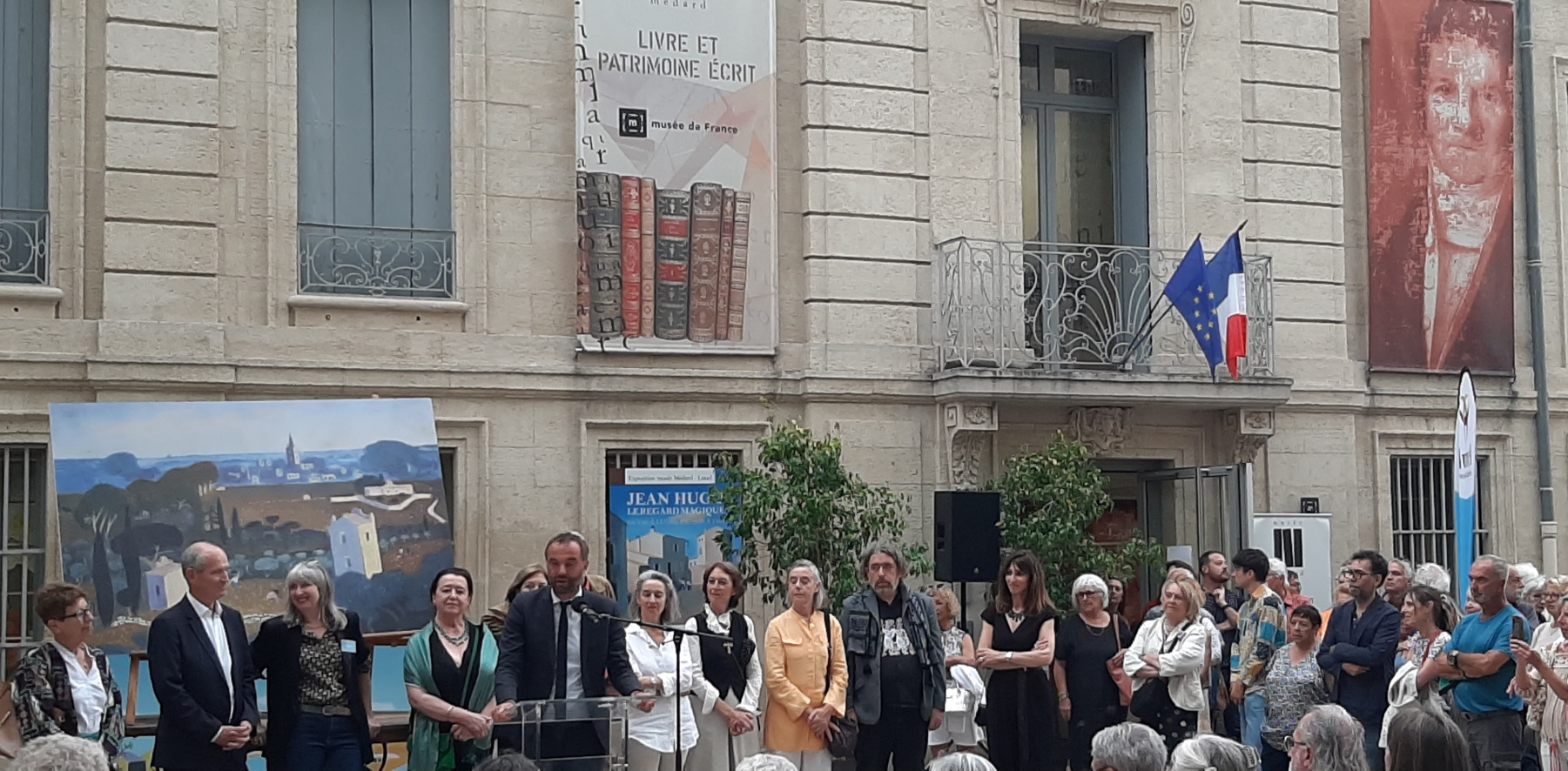 Inauguration de l'exposition dédiée à Jean Hugo au musée Médard à Lunel