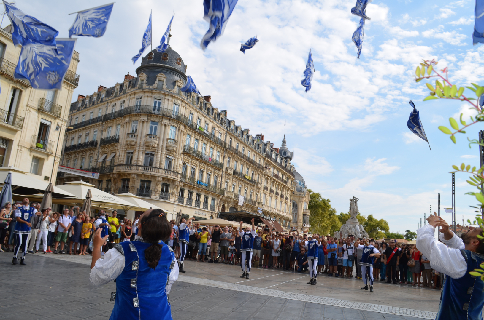 lanceurs de drapeaux