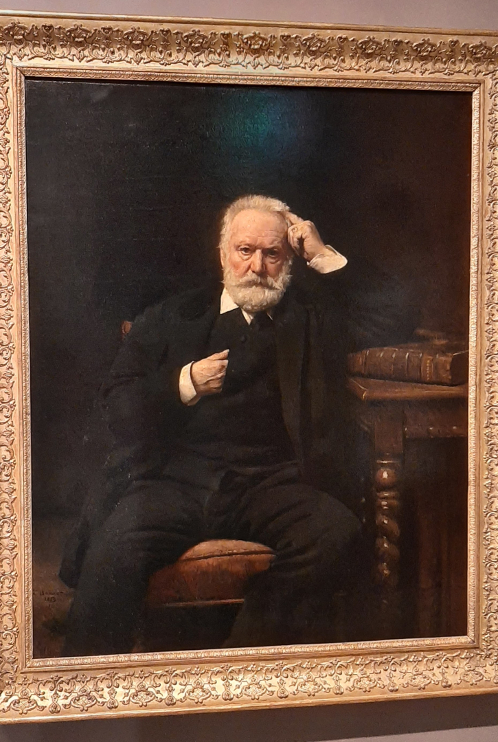 "Le portrait de Victor Hugo", arrière grand-père de Jean Hugo, peint par Léon Bonnat