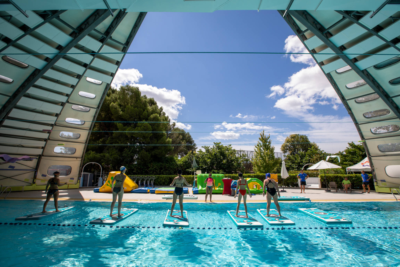 Piscine en fête