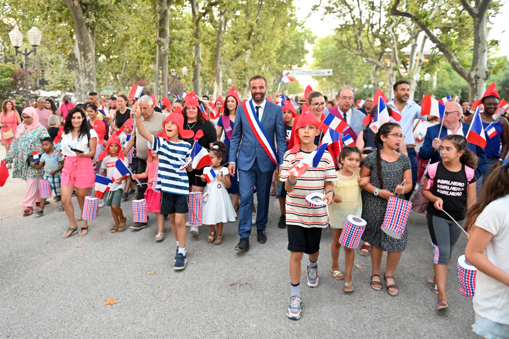 retraite aux flambeaux avec les enfants, en 2023