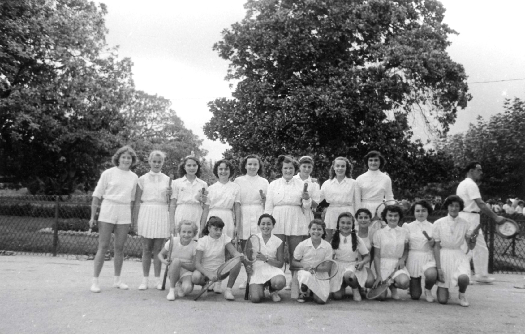 Equipe de tennis à Montpellier