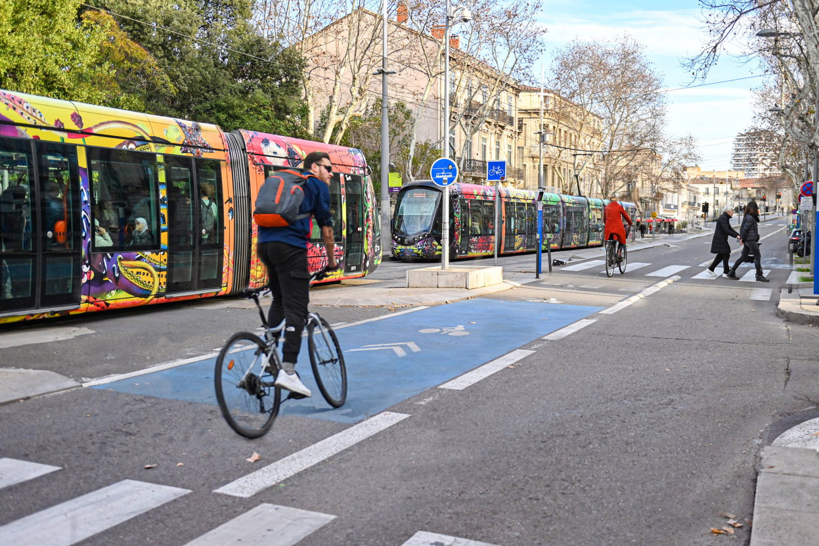 Tram et vélo