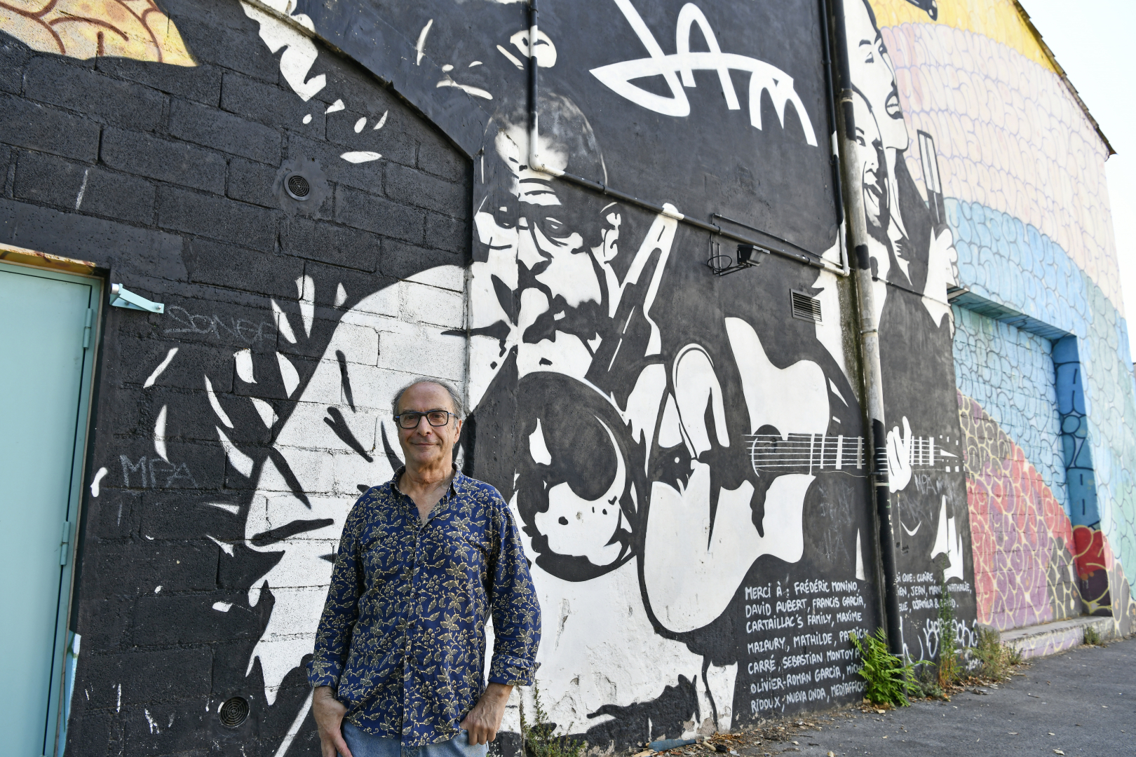 Jean-François Fontana, président du JAM depuis 1998, devant les locaux de l’association installée dans le quartier Prés d’Arènes. 