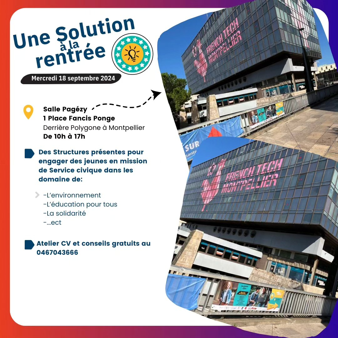 Programme journée "Une solution pour votre rentrée"