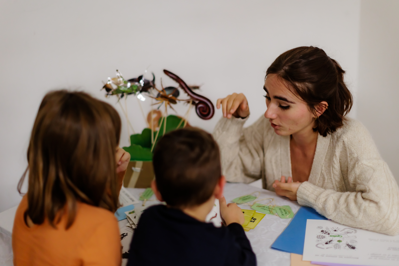 atelier avec des enfants 