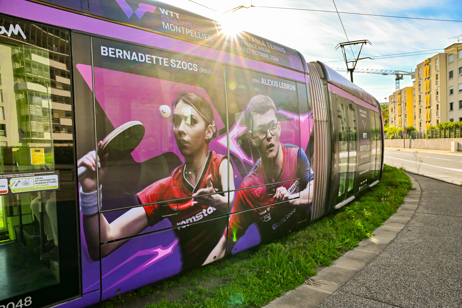 Le tramway fait honneur aux frères Lebrun et au tennis de table 