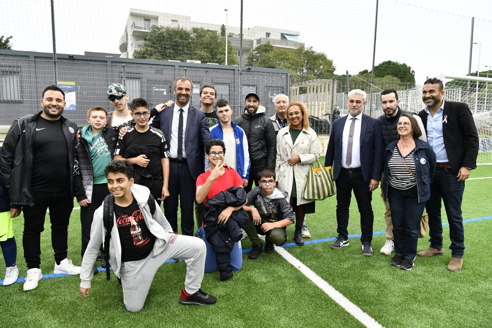 Le stade Paul Valéry accueille aussi des groupes de l'Institut Médico-éducatif du Chateau d'eau  