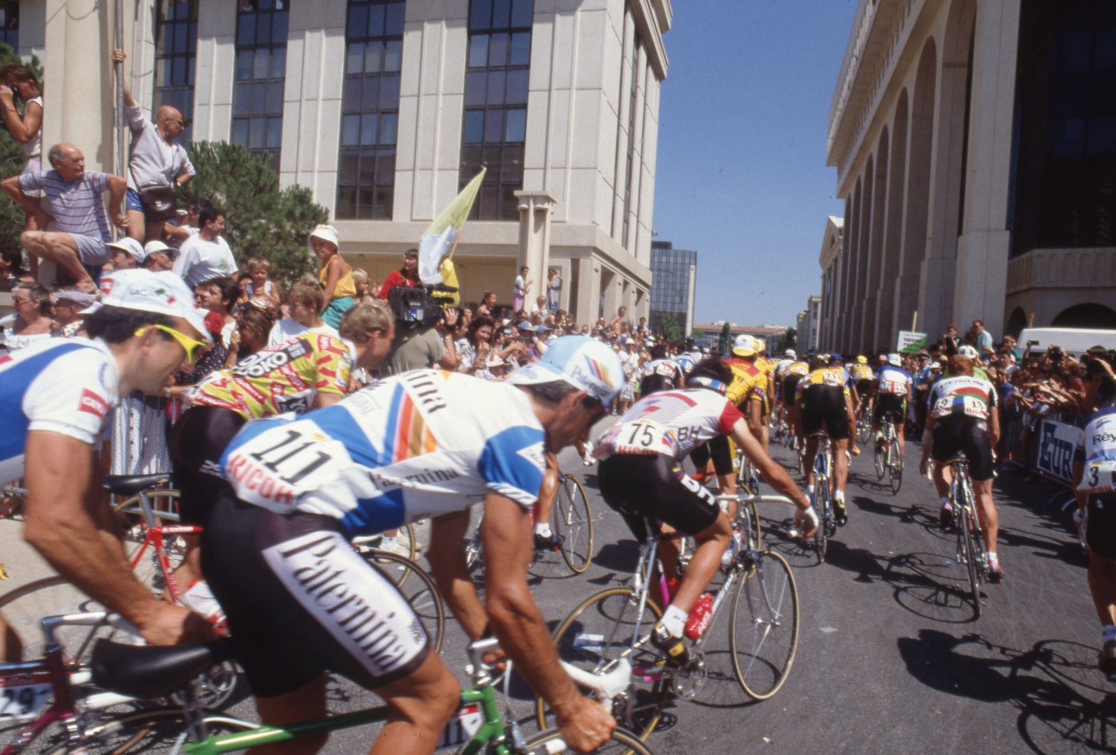 Départ du tour de France d'Antigone en 1989 