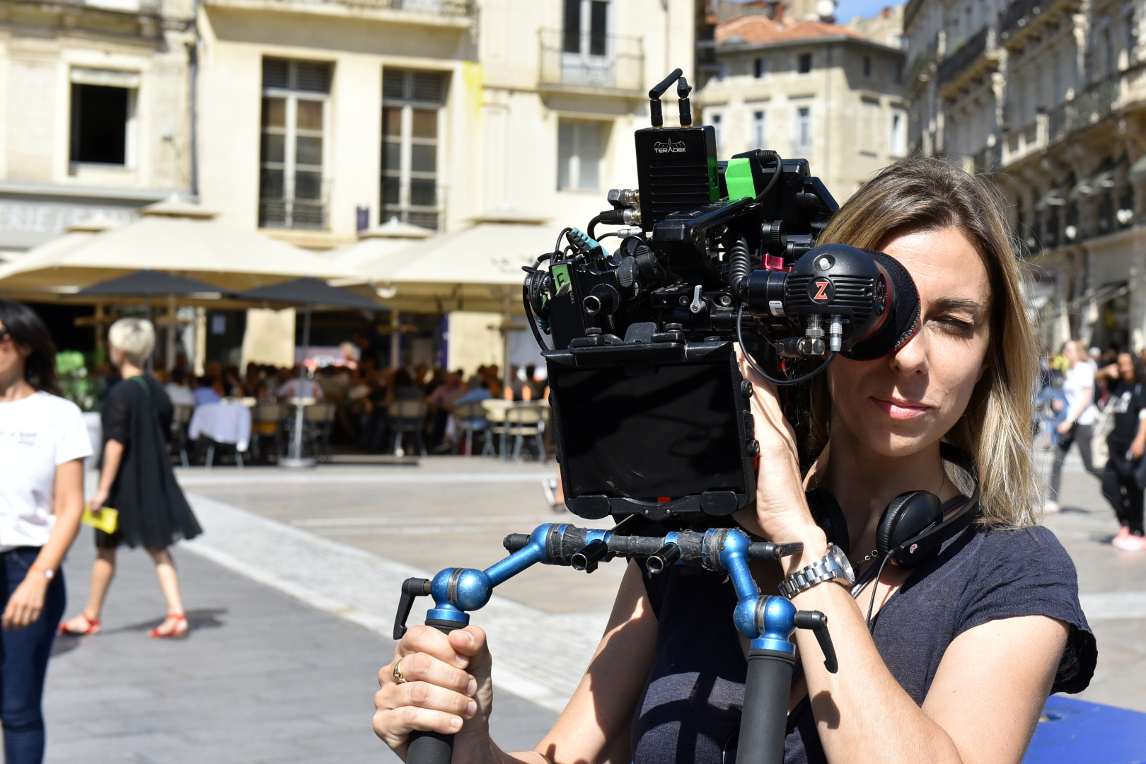 Caméra et tournage centre-ville Montpellier 