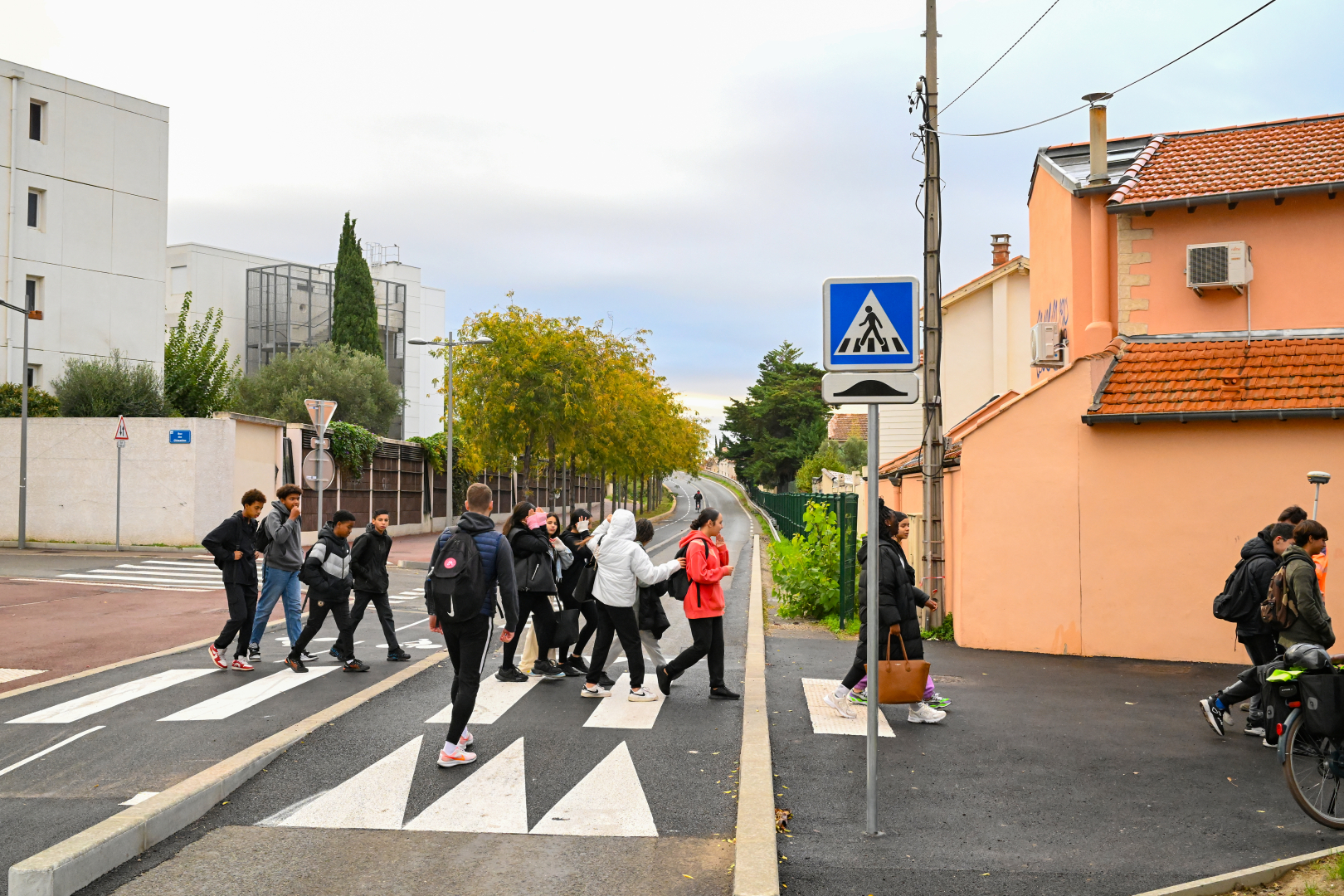 Aménagements sécurisés avenue Albert Dubout 