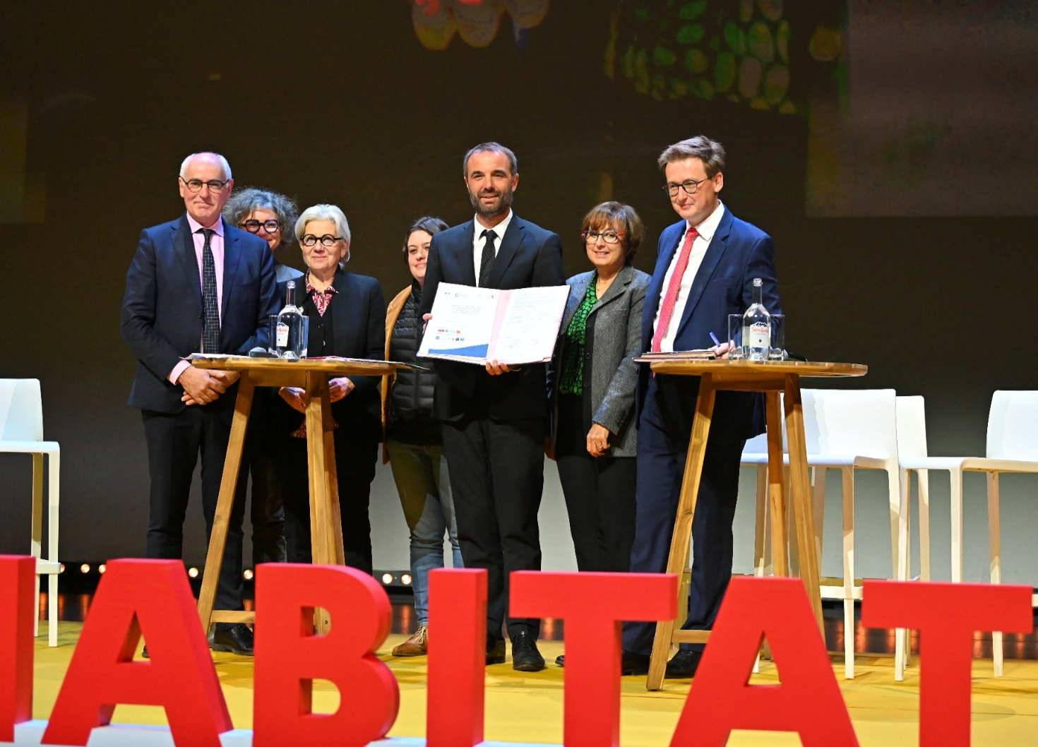 Signature de convention lors des rencontres de l'Anah