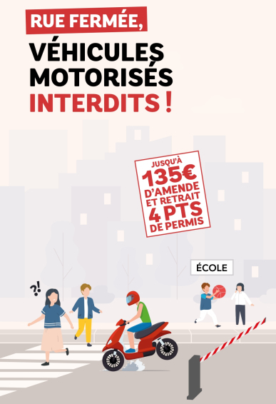 affiche avec prix de l'amende