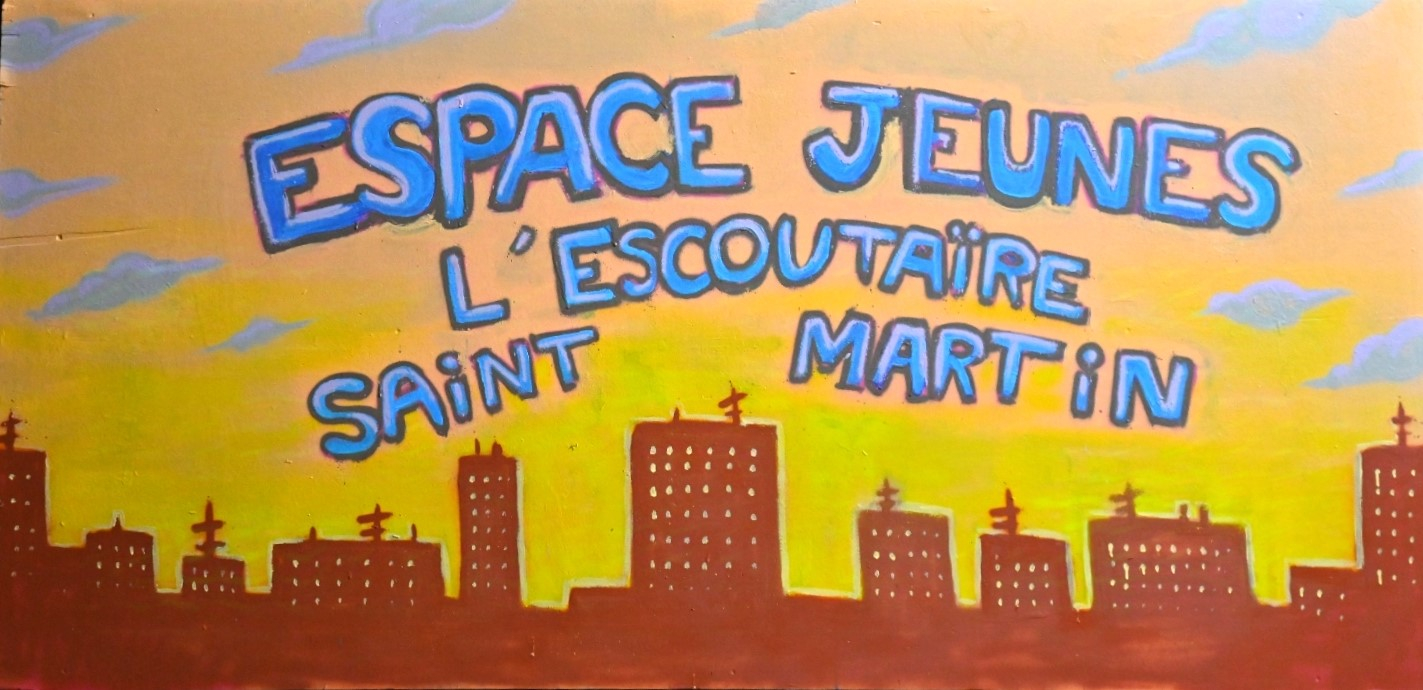 Fresque Espace Jeunes 