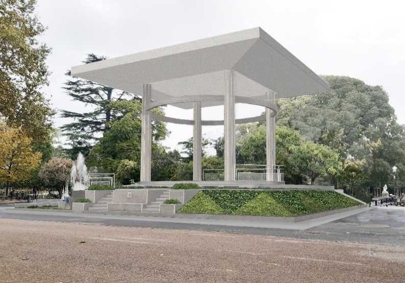 Le kiosque Bosc, après les travaux