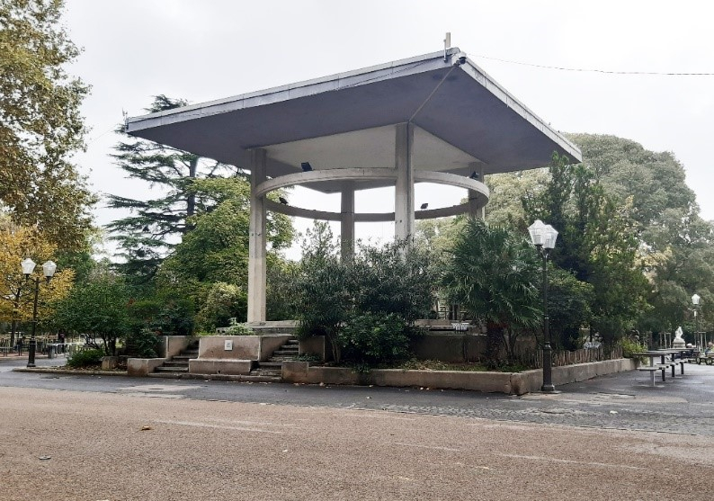 Vue du Kiosque Bosc avant les travaux