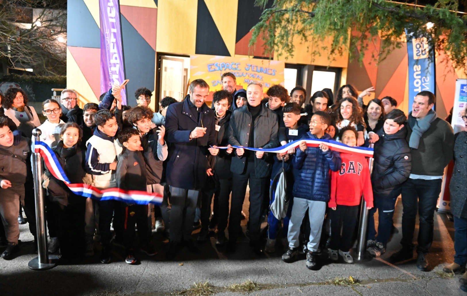 L'inauguration en présence du maire Michaël Delafosse et du sous-préfet Frédéric Poisot 