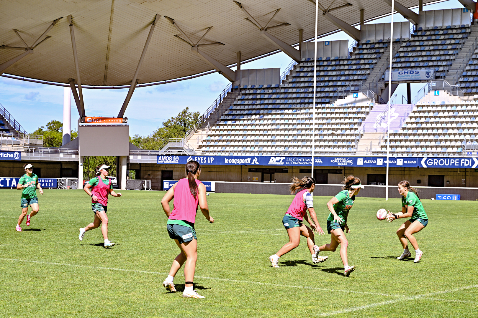 GGL stadium joueuse australiennes rugby à VII 