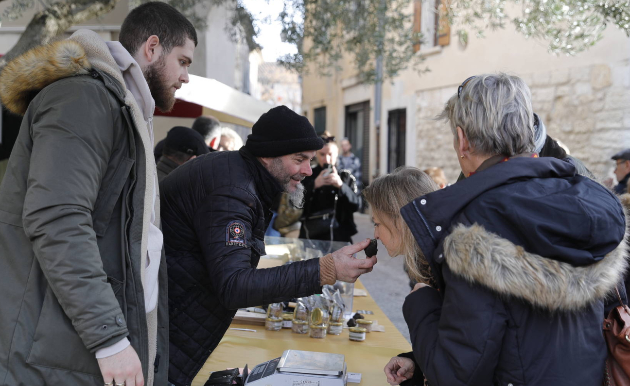 le marché aux truffes