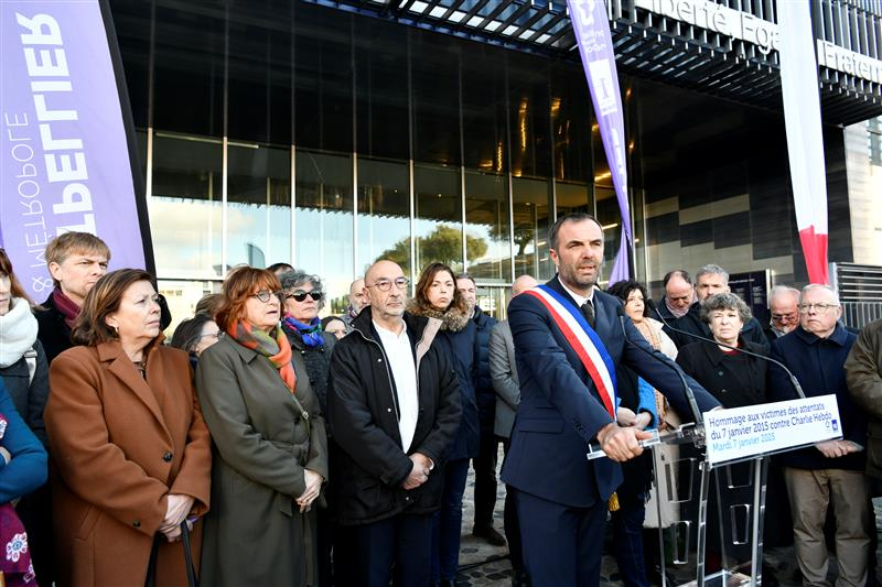 Dominique Antoni du Club de la Presse, Michaël Delafosse, maire de Montpellier 