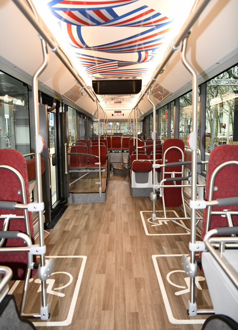 Intérieur du bustram