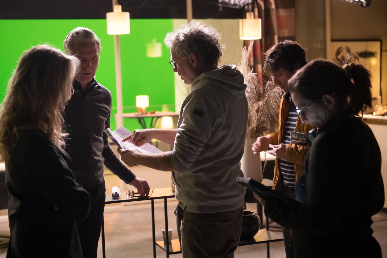 script acteur réalisteur fond vert tournage