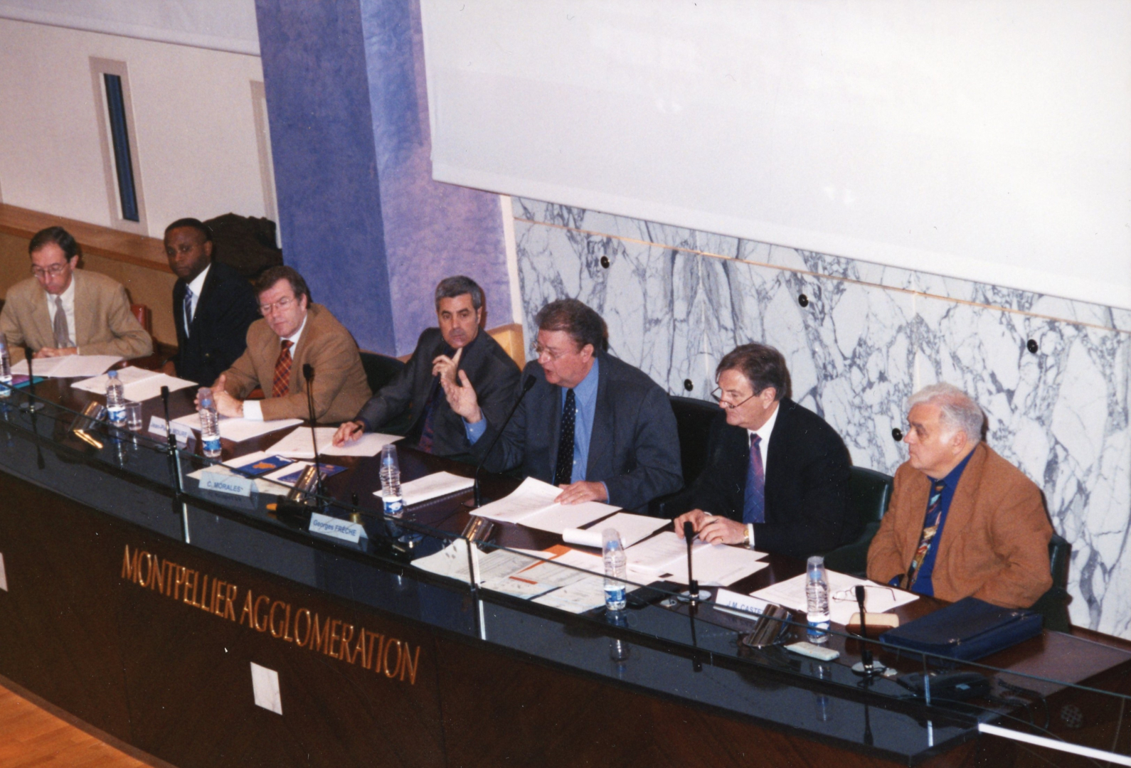 Christophe Moralès Conseil d'Agglo 2001
