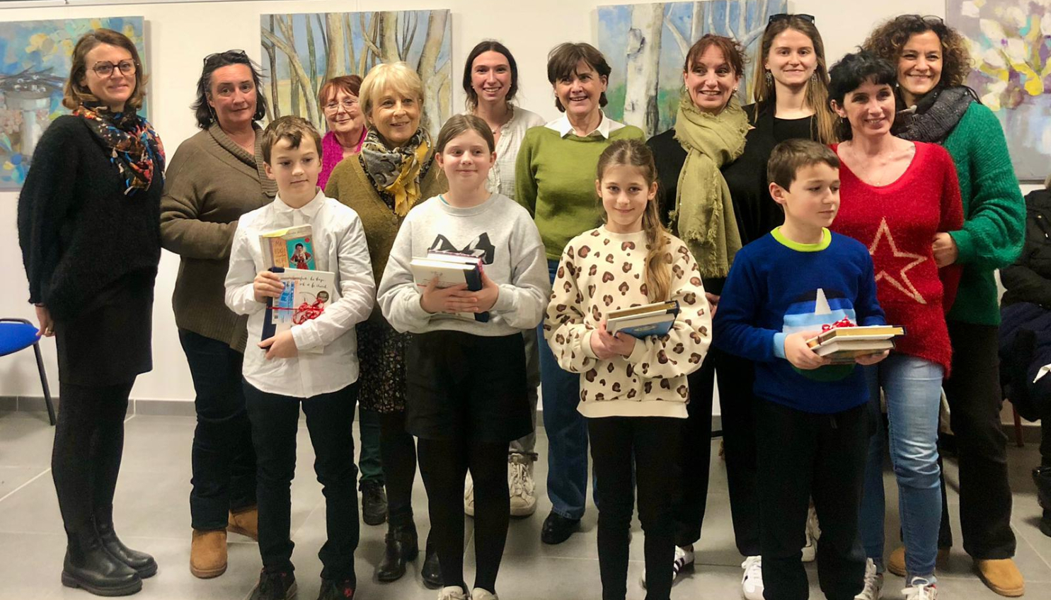 Les participants aux Petits champions de la lecture et leurs encadrants